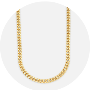Classic Gold-Tone Cuban Link Chain – Bold, Timeless Style