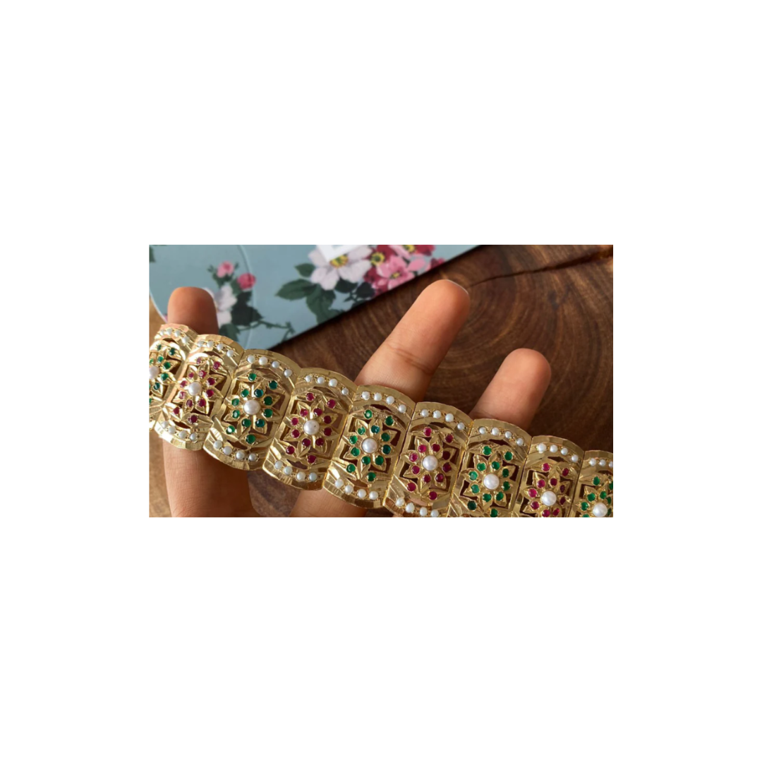 Traditional Jadaoo Kundan Necklace – Regal Craftsmanship, Timeless Beauty